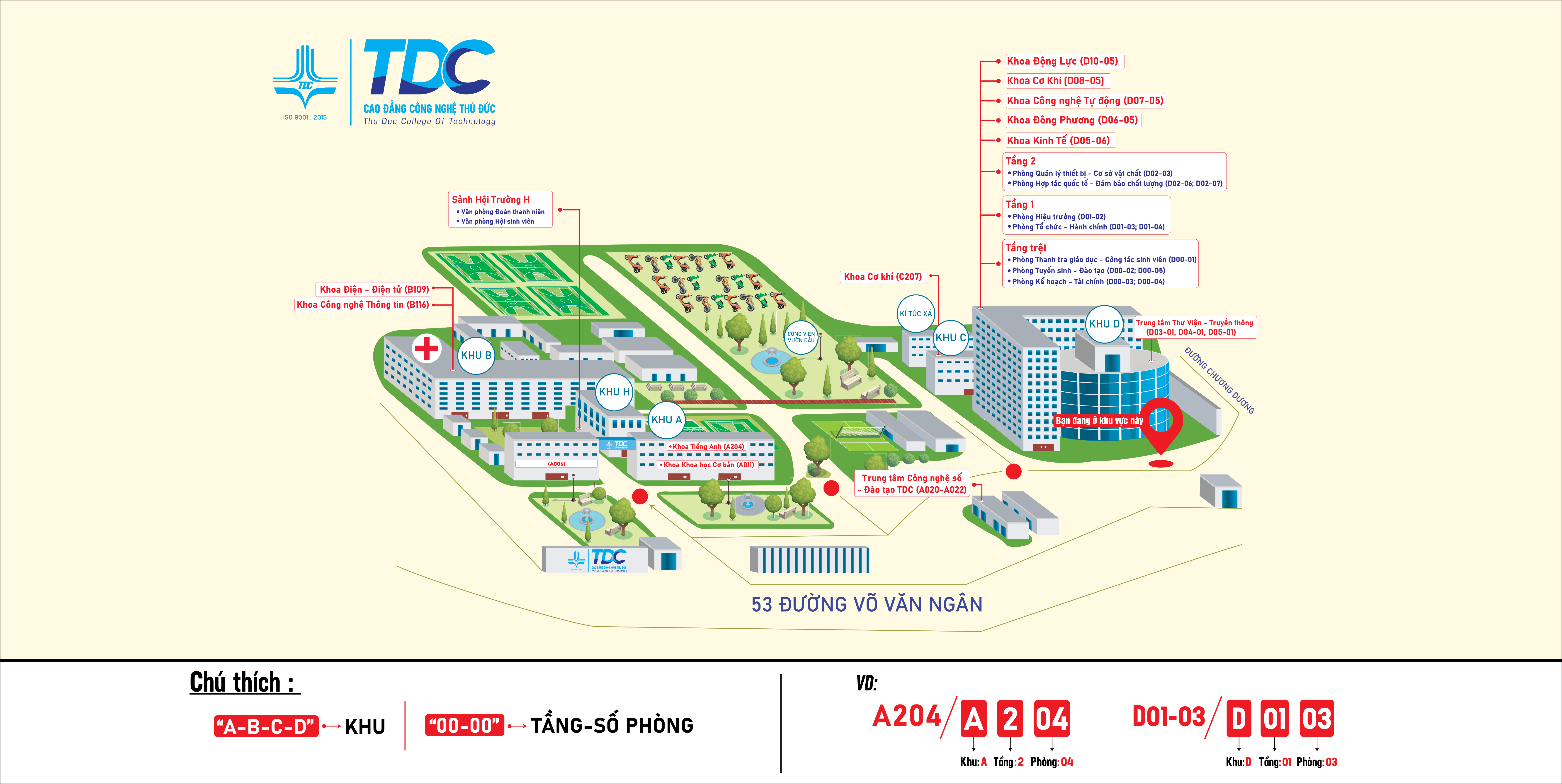 Sơ đồ trường học TDC